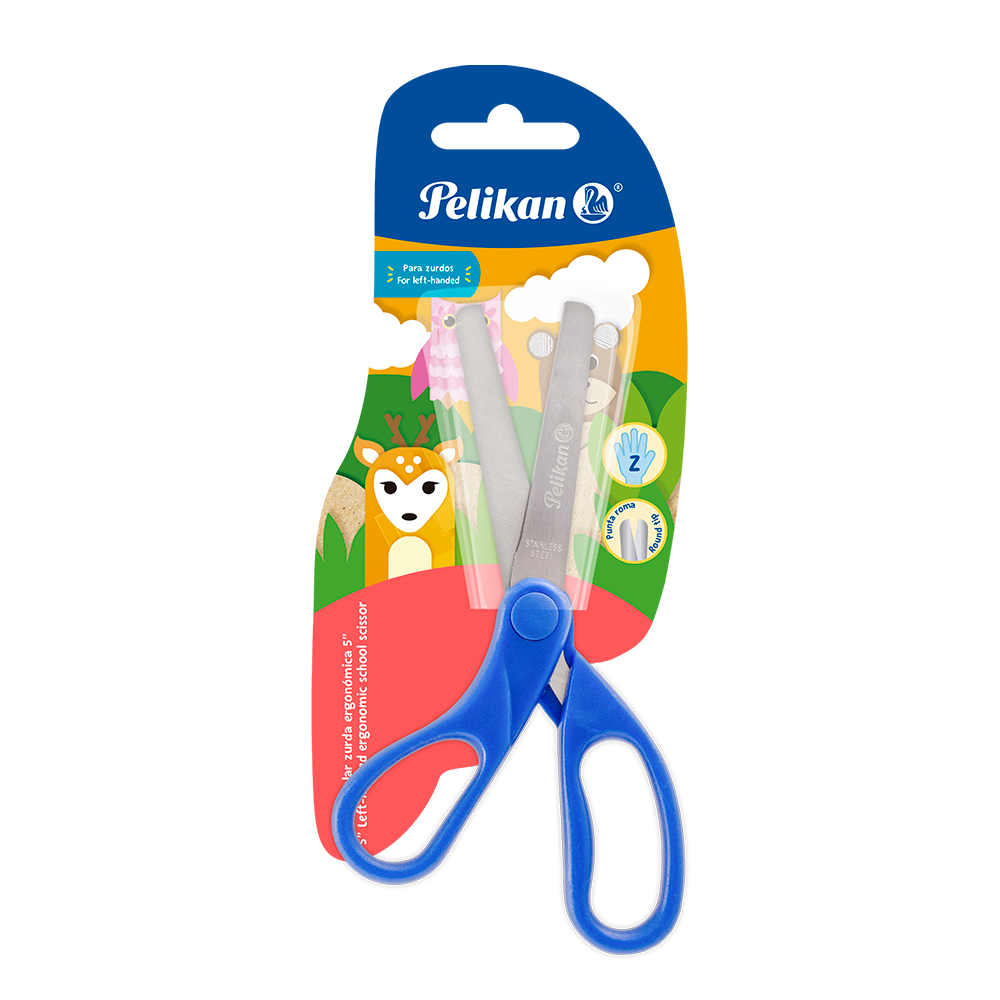 Tijera Ergonómica Para Zurdos 5 pulgadas Pelikan