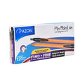 Bolígrafo Retráctil Negro Punto Fino 0.7 mm C/12 Pz