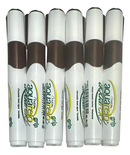 Aquarelo Grip Café C/6 Pz