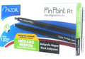 Bolígrafo Retráctil Negro Punto Medio 1.0 mm C/12 Pz