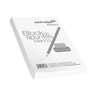 Block De Apuntes Estrella Con 80 Hojas