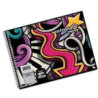 Cuaderno Italiano Espiral Raya Con 50 Hojas