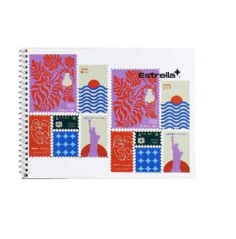 Cuaderno Italiano Espiral Raya Con 100 Hojas