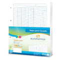 Hojas De Repuesto Para Carpeta Cuadro Grande 7mm P/100 Hojas