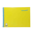 Cuaderno Italiano Espiral Cuadro 7mm Con 100 Hojas