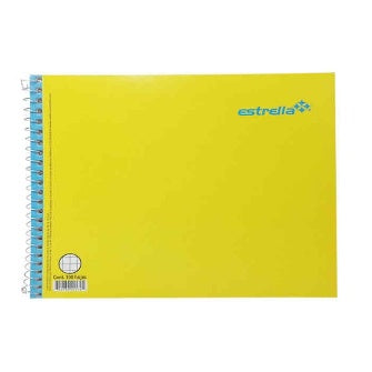 Cuaderno Italiano Espiral Cuadro 7mm Con 50 Hojas
