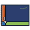 Cuaderno Italiano Espiral Cuadro 5mm Con 100 Hojas