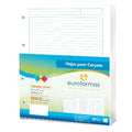 Hoja De Repuesto Para Carpeta Rayada P/100 Hojas