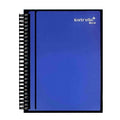 Libreta Doble Espiral Con Pasta Semirrígida, Blanco Estrella Con 100 Hojas