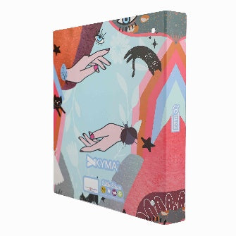 Carpeta De Argollas Con Diseño De Niña 1" Con 25 Hojas