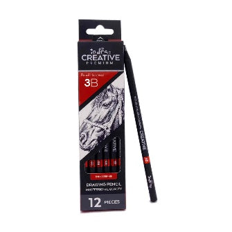 Lápiz De Dibujo Profesional 3B C/12 Pz