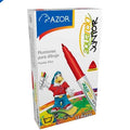 Plumines Aquarelo Junior Rojo P/12 Pz