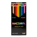 Lápices De Colores Bacoiris Largos C/24 Con Ventana