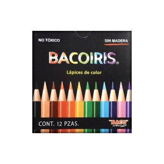 Lápices De Colores Bacoiris Cortos Baco C/12