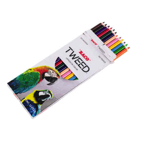 Lápiz De Color Bacotweed Largo C/12 Pz
