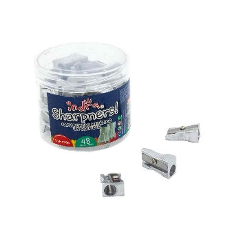 Sacapuntas Metálico Tipo Hacha C/48 Pz