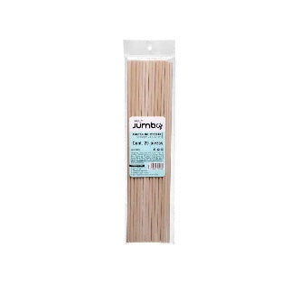 Palito De Madera Cilíndrico De 0.5x30 Cm, Bolsa Con 25 Pz