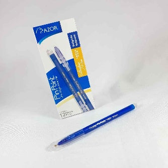 Boligrafo Azor Punto Ultrafino 0.5 Mm Azul C/12 Pz