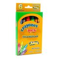 Crayolas Jumbo Triangular Baco C/6 Pz