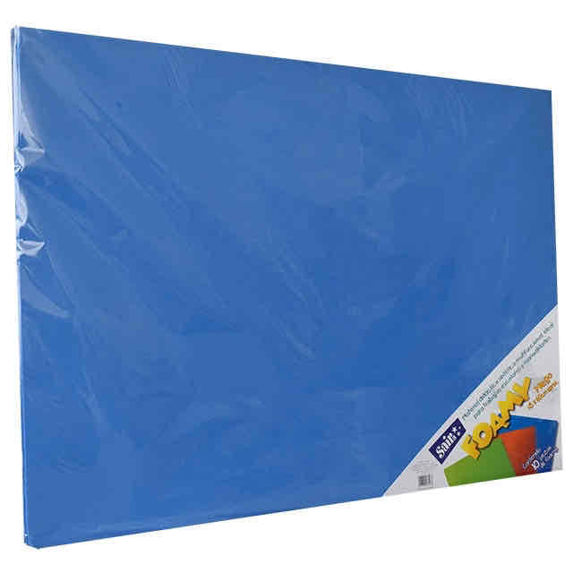 Foamy Pliego 70x90 Cm Azul Rey P/10 Pz