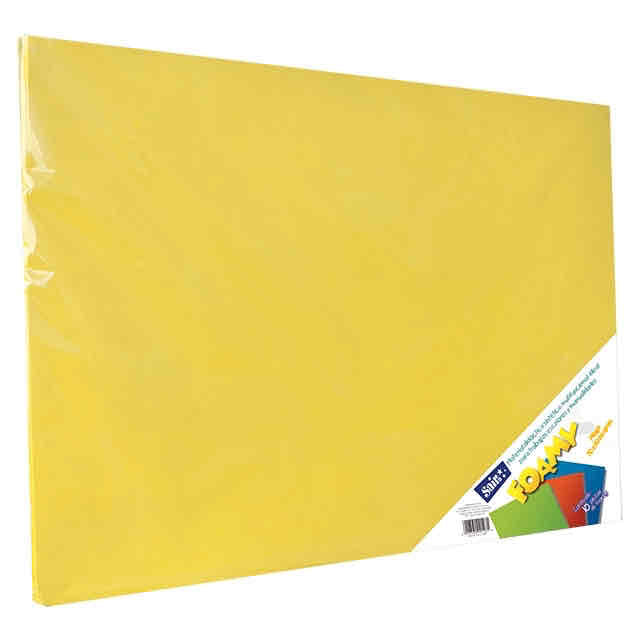 Foamy Pliego 70x90 Cm Amarillo Canario P/10 Pz