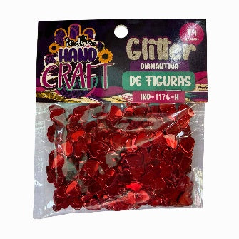 Bolsa De Lentejuela En Forma De Corazón De 14 Gramos