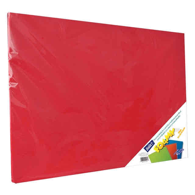 Foamy Pliego 70x90 Cm Rojo P/10 Pz