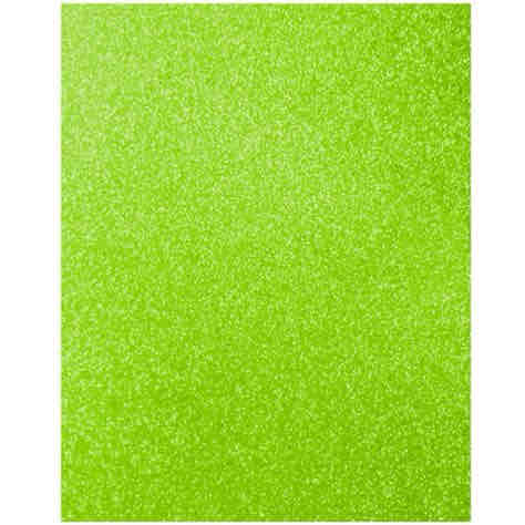 Foamy Diamantado Verde Limon Iris T. Carta P/10 Pz