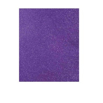 Foamy Diamantado Morado T. Carta P/10 Pz
