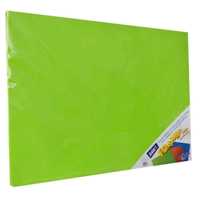 Foamy Extendido Verde Limon C/10