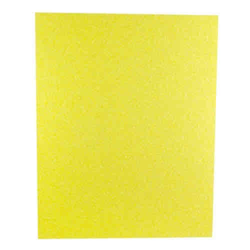 Foamy Diamantado Tamaño Carta, Color Amarillo Neon P/10 Pz