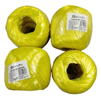 Rollo De Rafia Color Amarillo De 100 Gr