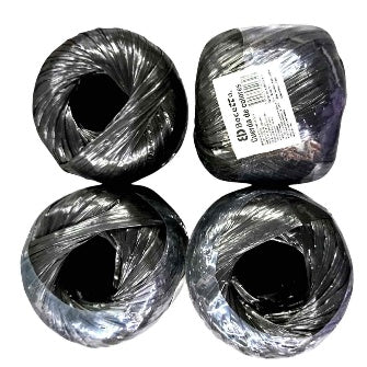 Rollo De Rafia Color Negro De 100 Gr