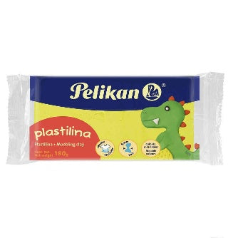 Plastilina Marqueta Amarillo Neon 180g Pelikan