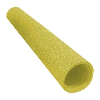 Foamy Diamantado Amarillo Canario Extendido P/10pz