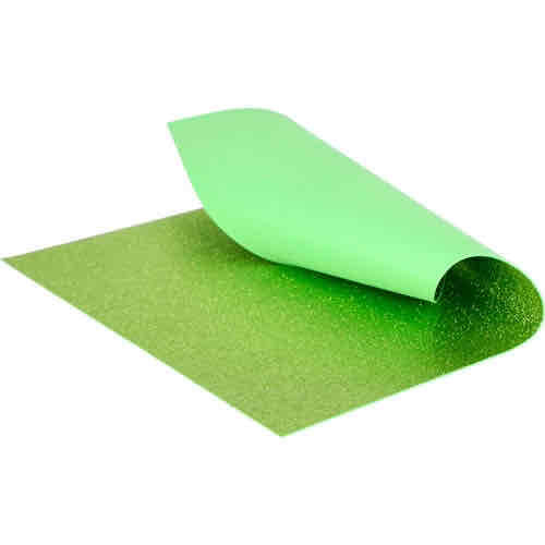 Foamy Diamantado Extendido Verde Limon P/10pz