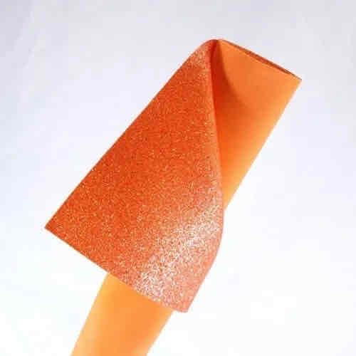 Foamy Diamantado Extendido Naranja Neon P/10pz