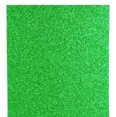 Foamy Diamantado Verde Neon T. Carta P/10 Pz
