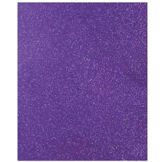 Foamy Diamantado Morado Iris T. Carta P/10 Pz
