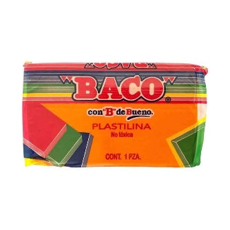 Plastilina Marqueta Baco Naranja Fluorecente 180g