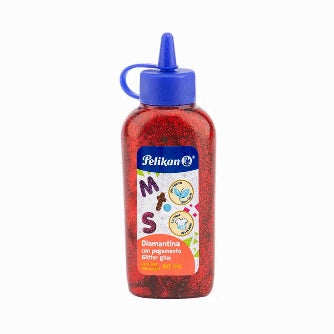Diamantina Con Pegamento Rojo 60ml