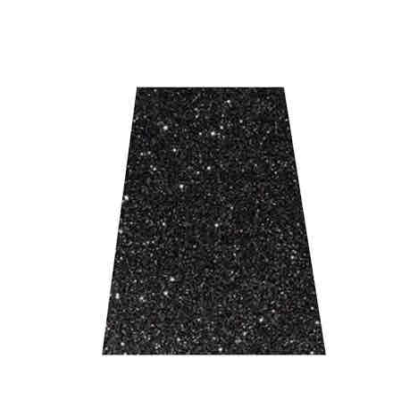 Foamy Diamantado Negro T. Carta P/10 Pz