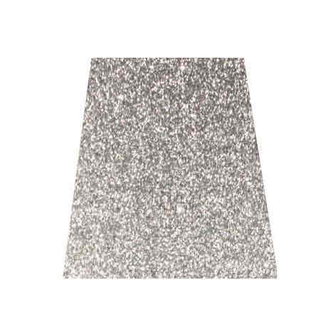 Foamy Diamantado Plata T. Carta P/10pz