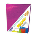 Foamy Diamantado Fucsia T. Carta P/10