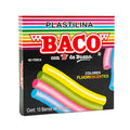 Plastilina Baco Colores Fluorescentes C/10 Pz