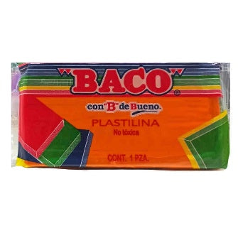 Plastilina Marqueta Naranja Baco 180g