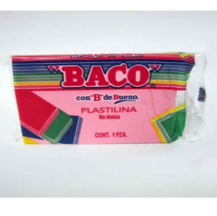 Plastilina Marqueta Baco Rosa 180 Gr