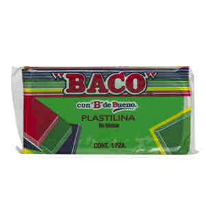 Plastilina Marqueta Baco Verde Claro 180g