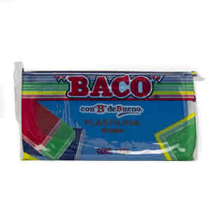 Plastilina Marqueta Azul Obscuro Baco 180g