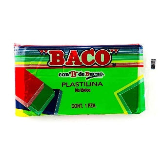 Plastilina Marqueta Baco Verde Limón 180gr